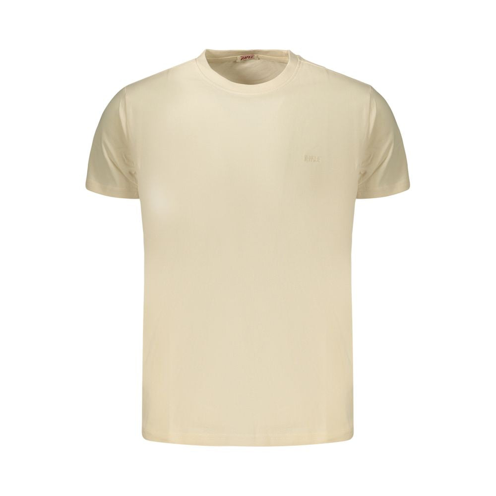 Beige Cotton Men's T-Shirt