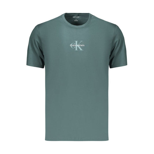 Blue Cotton Men's T-Shirt