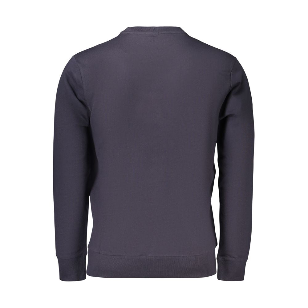 Blue Cotton Men's Sweatshirt