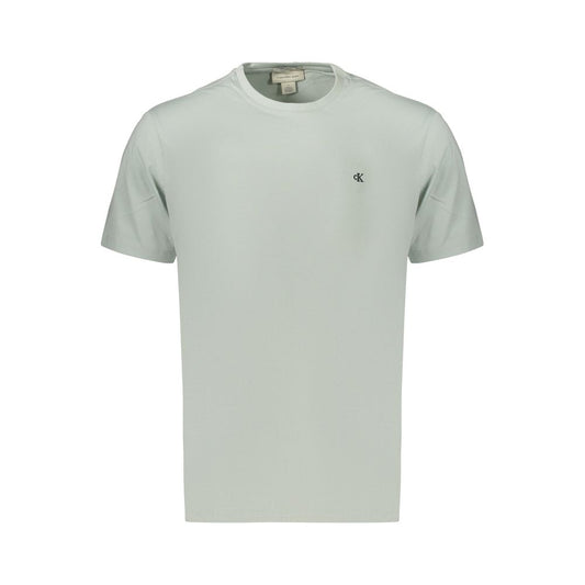 Green Cotton Men's T-Shirt