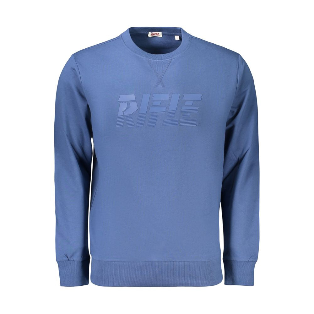 Blue Cotton Men's Sweatshirt