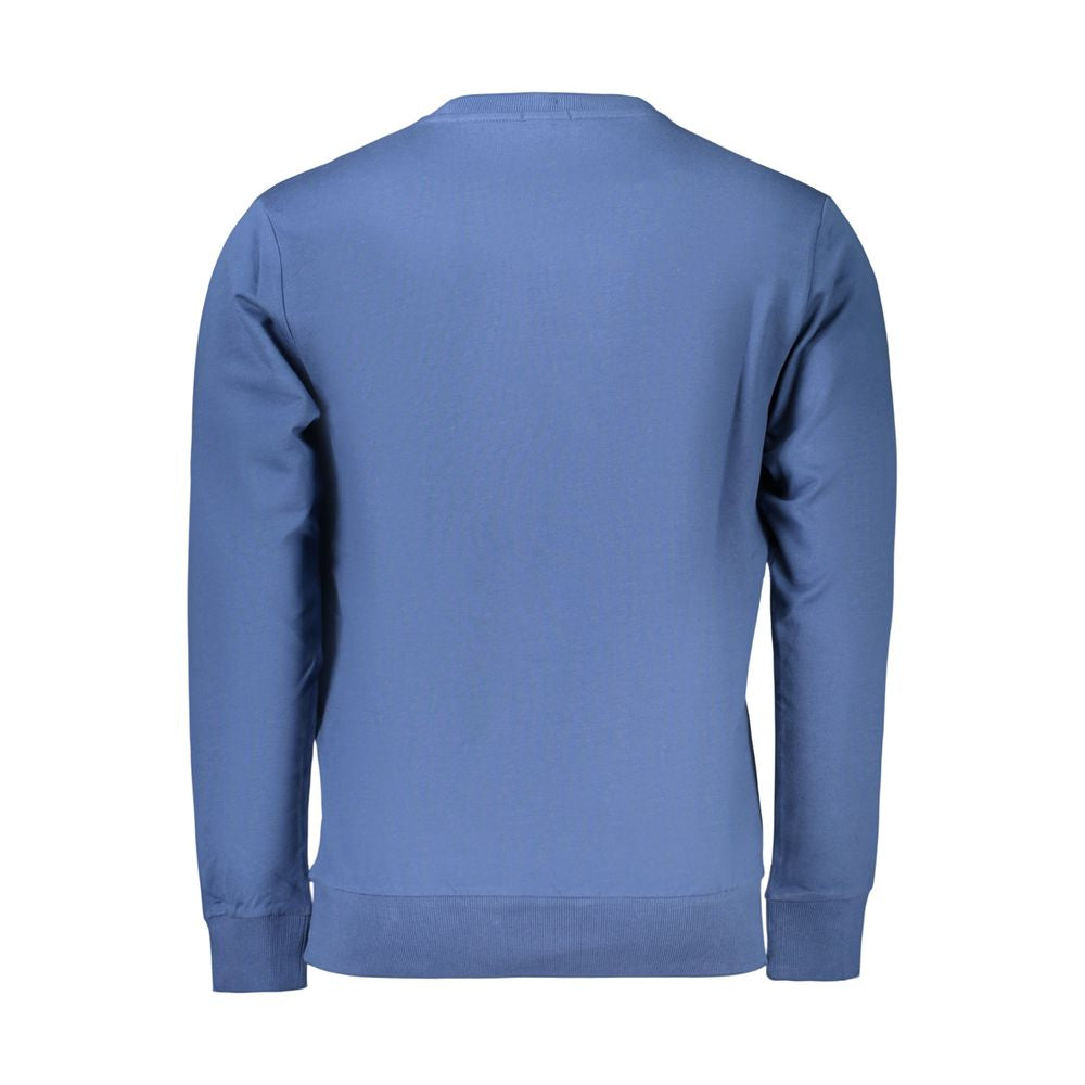 Blue Cotton Men's Sweatshirt