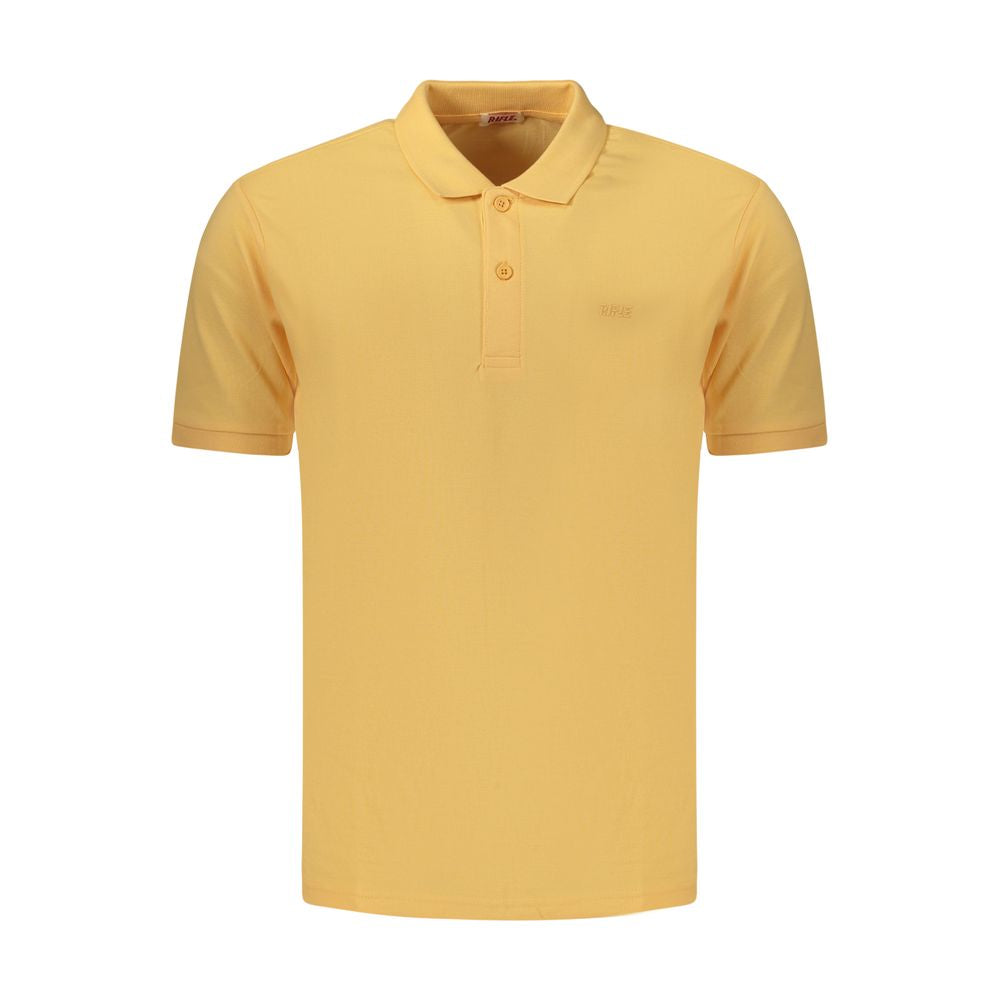 Orange Cotton Men's Polo Shirt