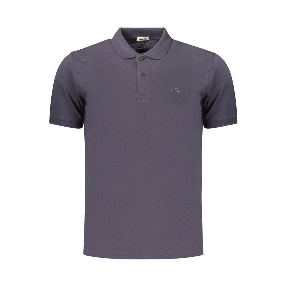 Blue Cotton Men's Polo