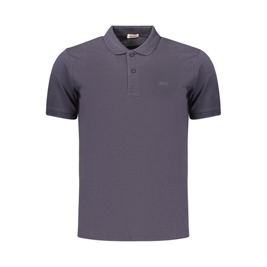 Blue Cotton Men's Polo