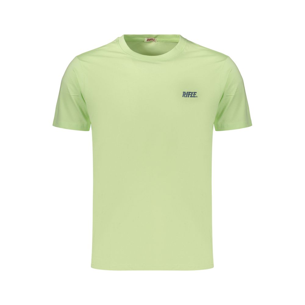 Green Cotton Men's T-Shirt