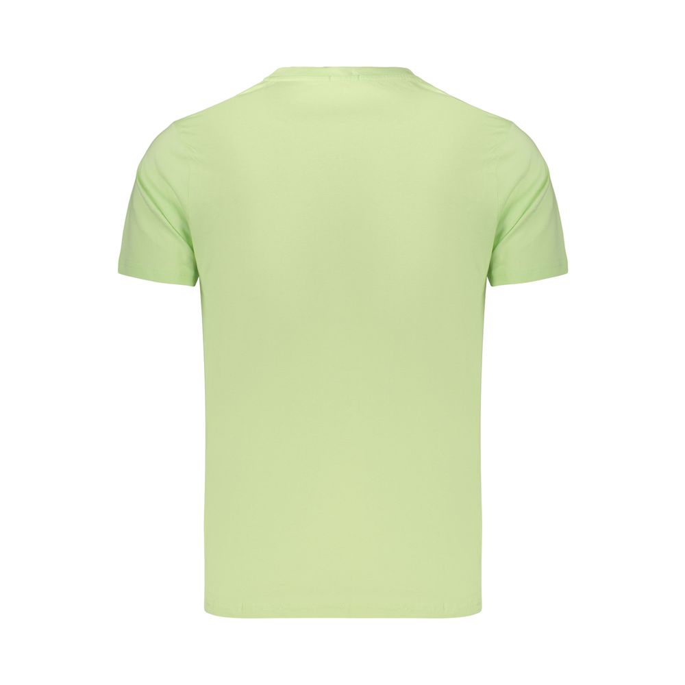 Green Cotton Men's T-Shirt