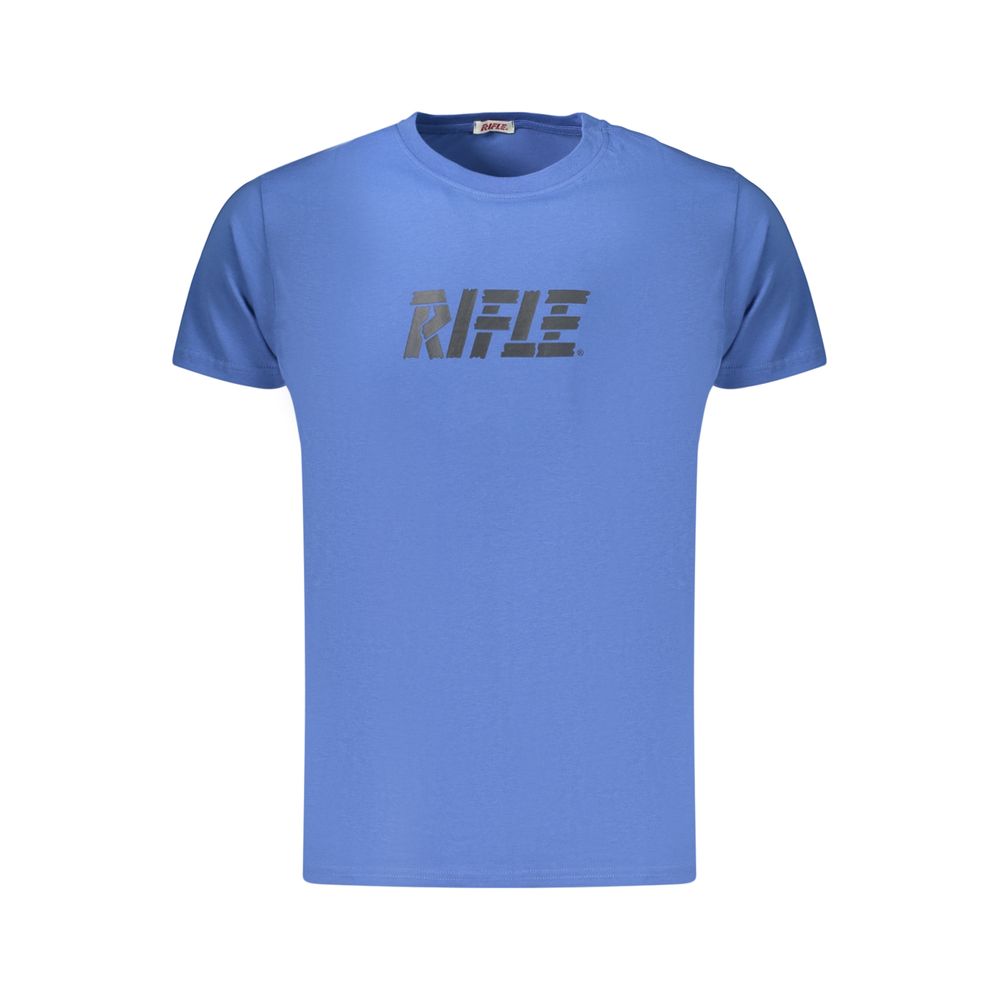 Blue Cotton Mens T-Shirt