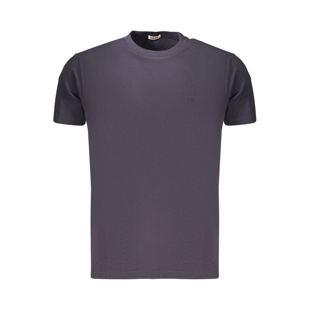 Blue Cotton Men's T-Shirt