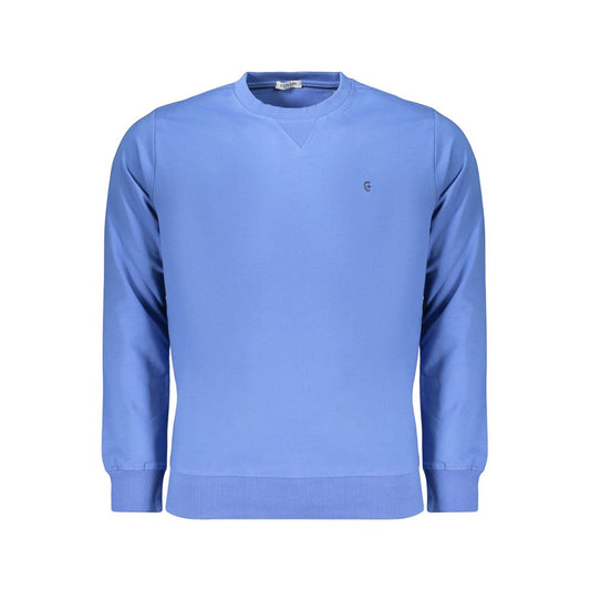Blue Cotton Men's Sweatshirt