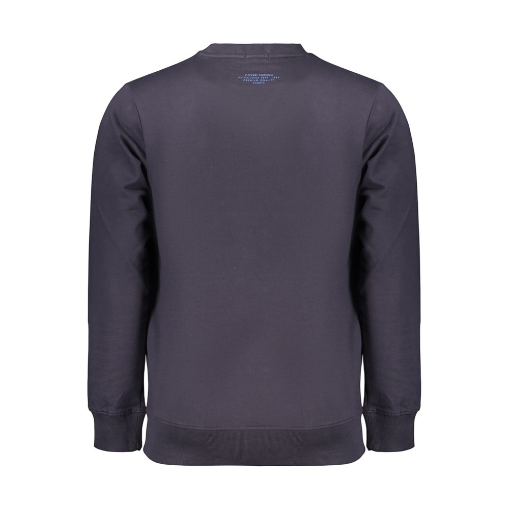Blue Cotton Men's Sweatshirt