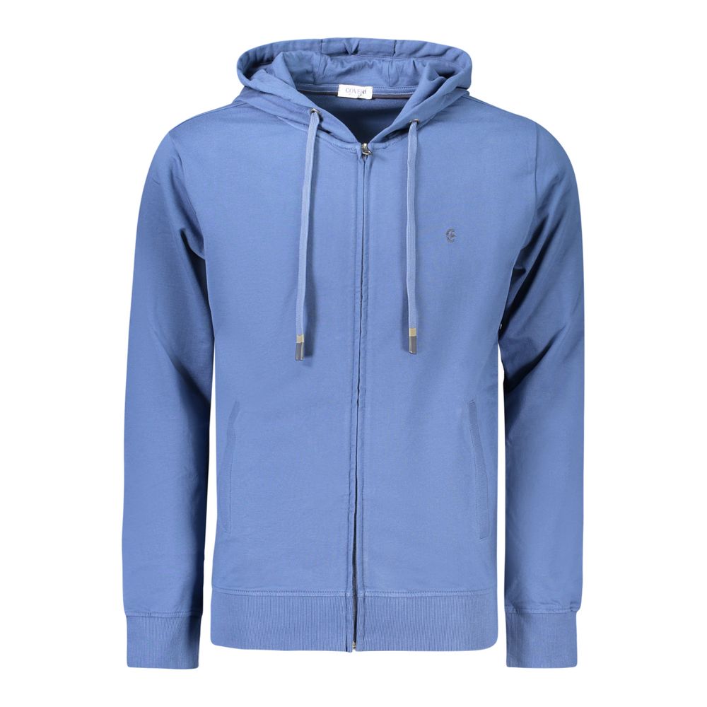 Blue Cotton Mens Sweatshirt