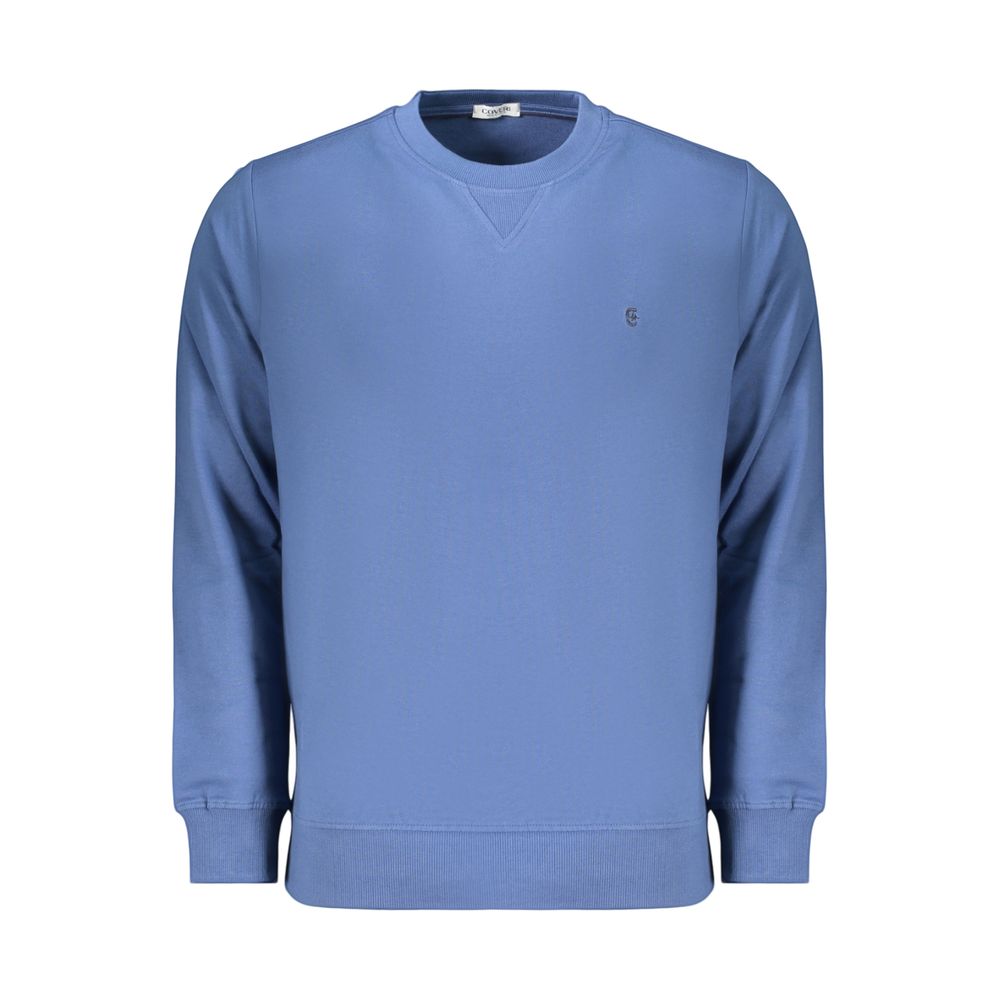 Blue Cotton Men's Sweatshirt