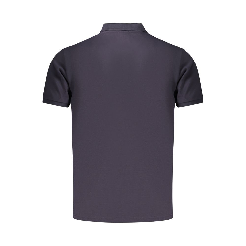 Blue Cotton Men's Polo