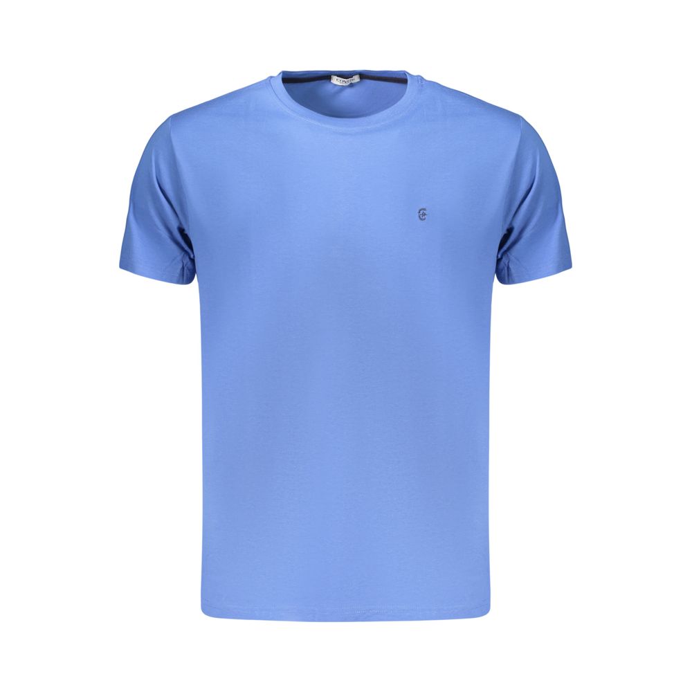 Blue Cotton Men's T-Shirt