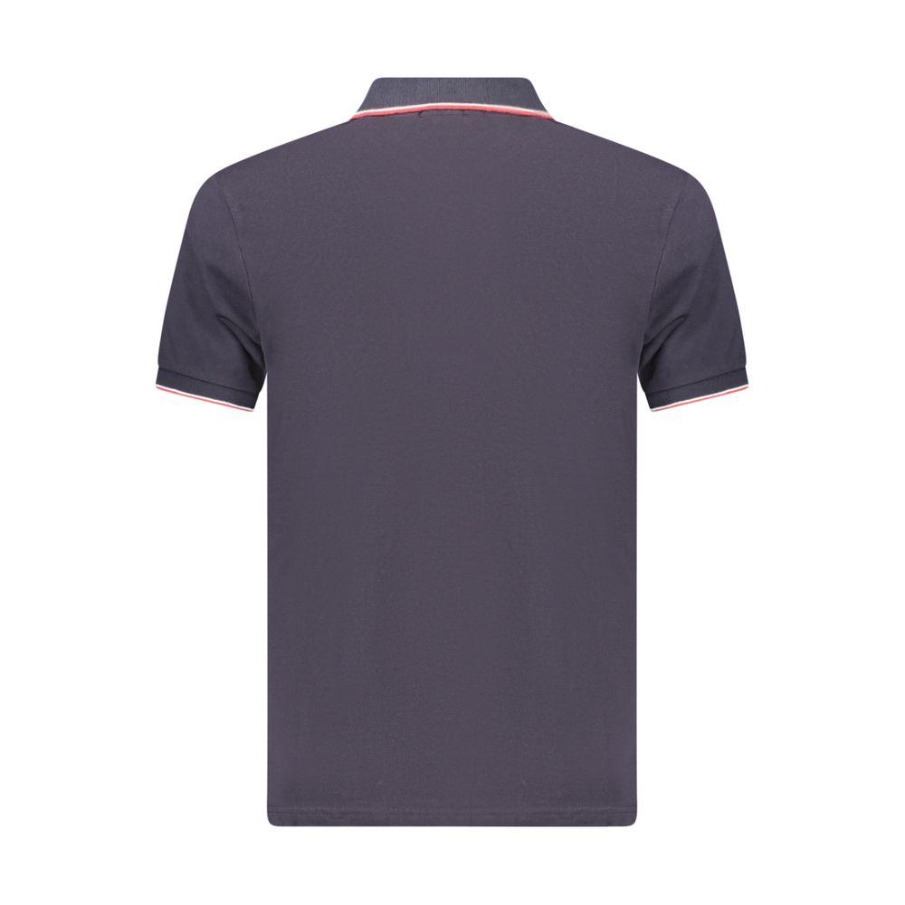 Blue Cotton Men's Polo