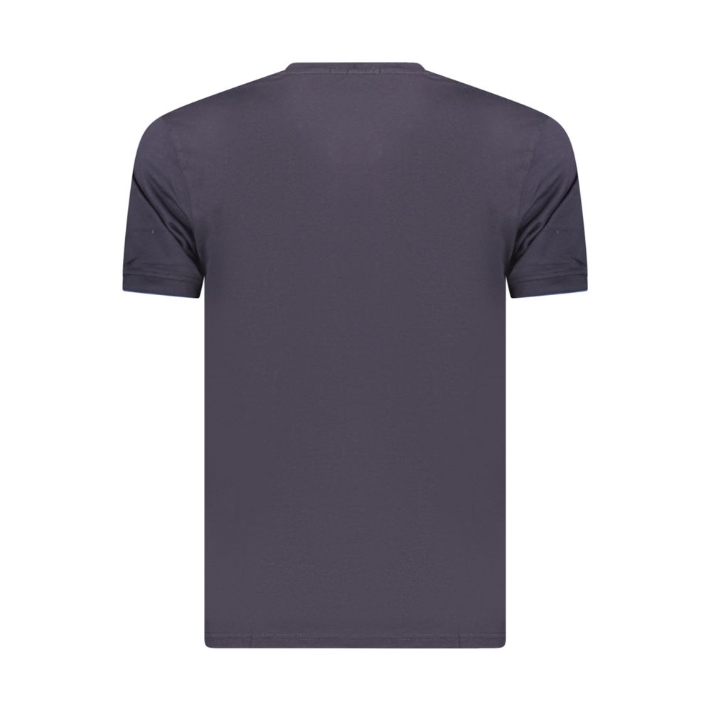 Blue Cotton Men's T-Shirt