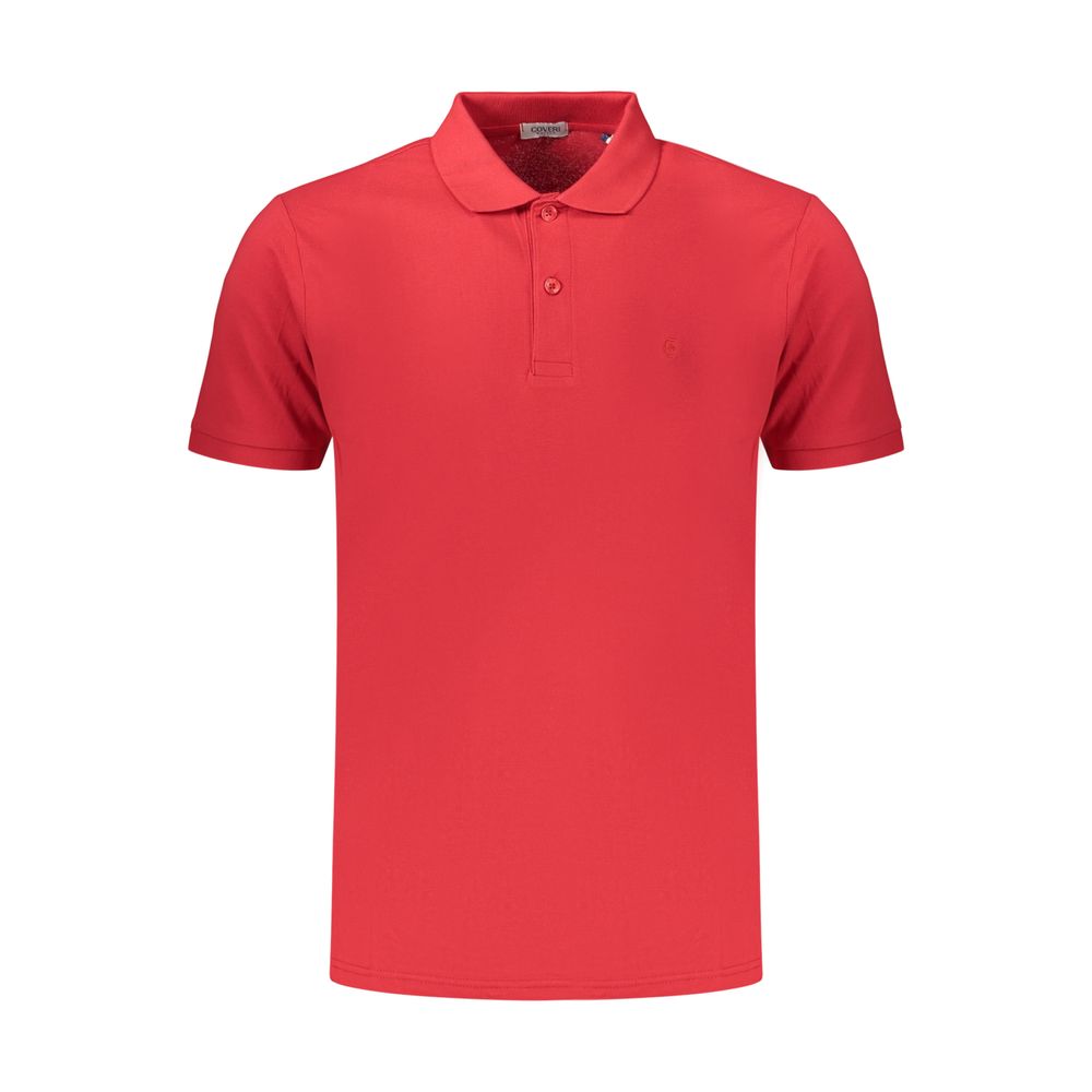 Red Cotton Men's Polo