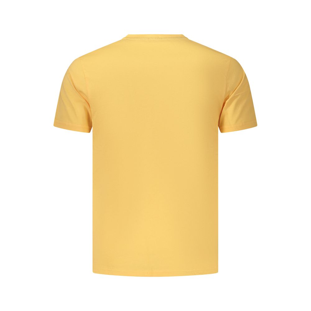 Orange Cotton Mens T-Shirt