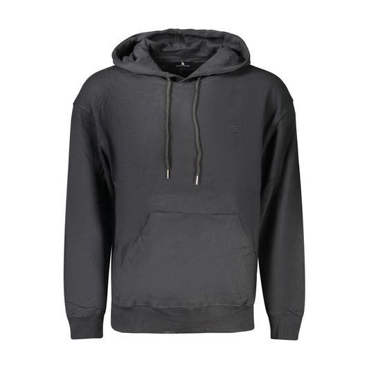 Black Cotton Men's Sweatshirt