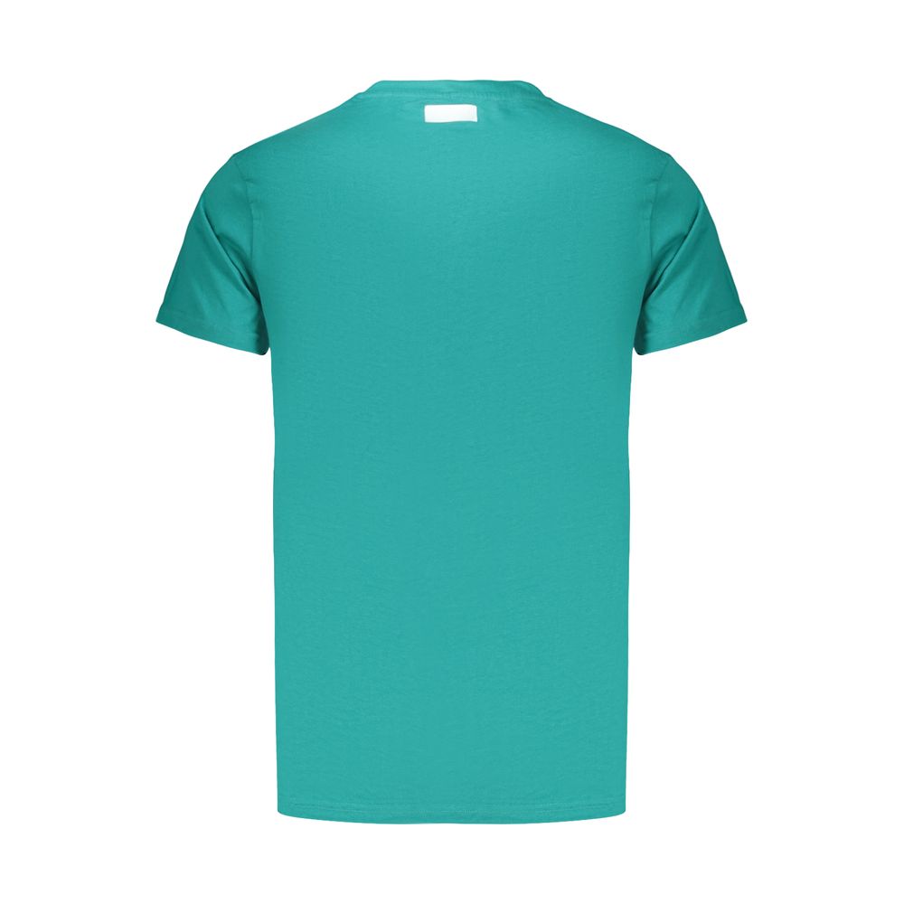 Green Cotton Men's T-Shirt