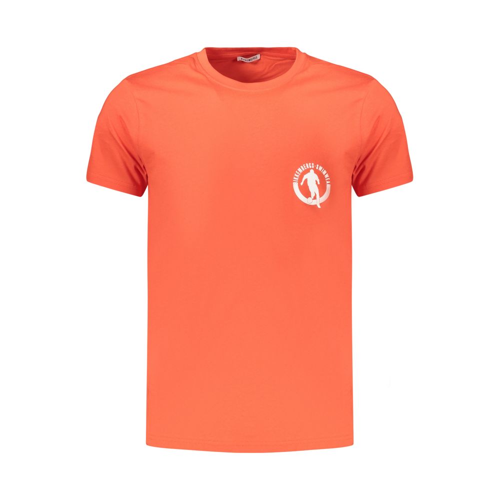 Orange Cotton Men's T-Shirt