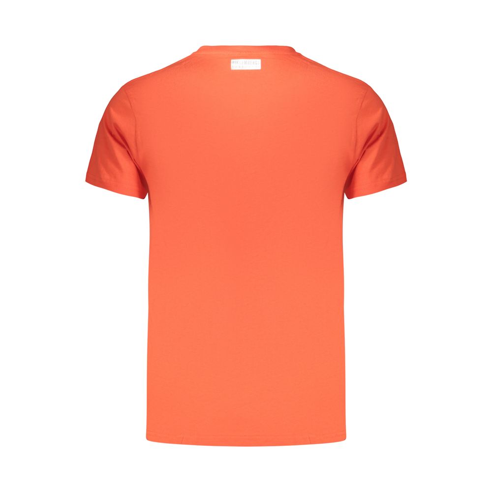 Orange Cotton Men's T-Shirt