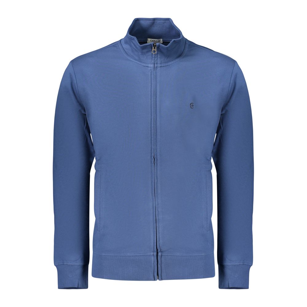 Blue Cotton Men's Sweatshirt