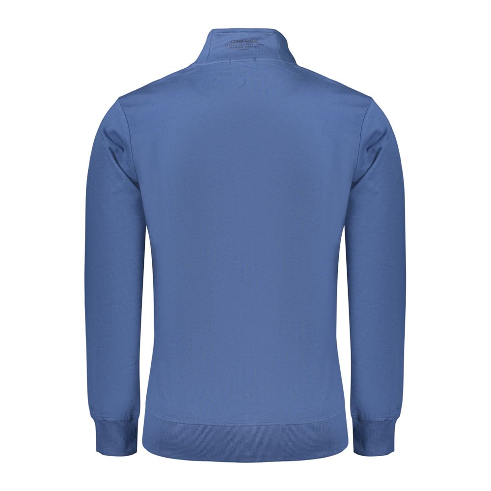 Blue Cotton Men's Sweatshirt