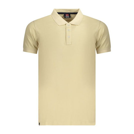 Beige Cotton Men's Polo
