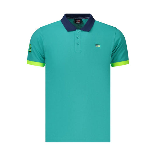 Azzurro Cotton Men's Polo