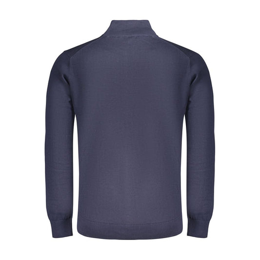 Blue Cotton Men's Sweater