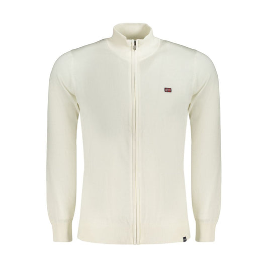 White Cotton Men's Sweater