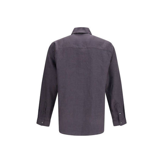 Gray Linen Shirt