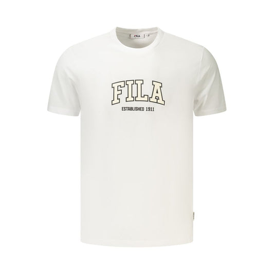 White Cotton Men's T-Shirt