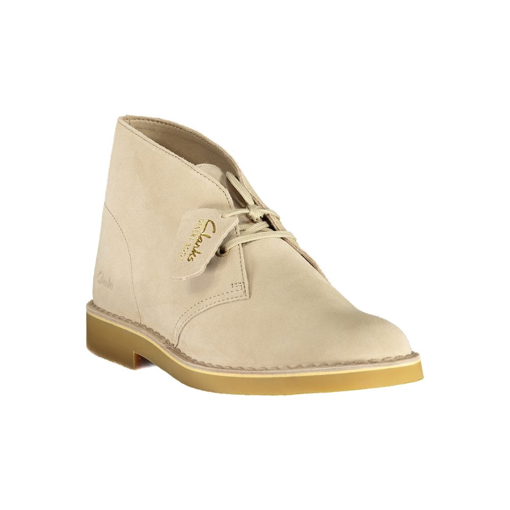 Beige Suede Men's Boot