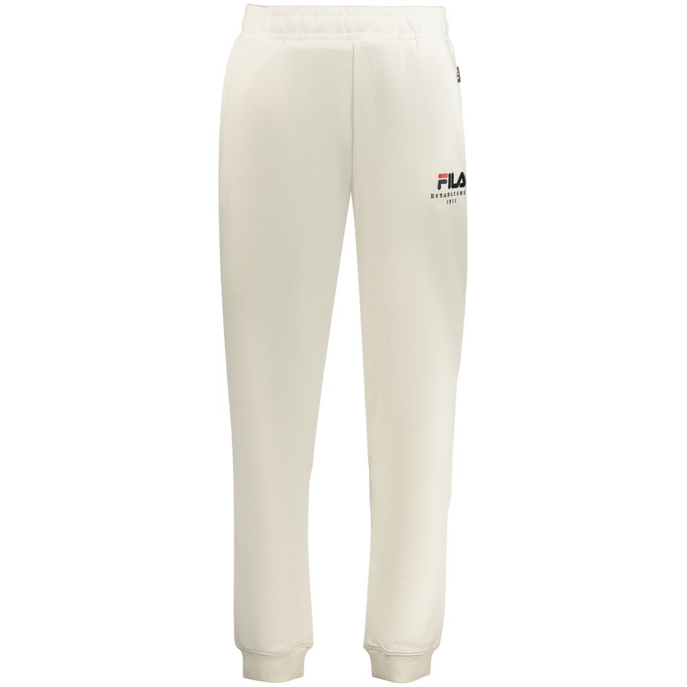 White Cotton Men's Trousers