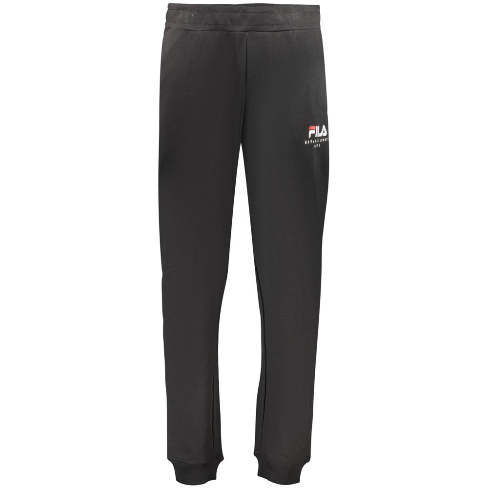 Black Cotton Mens Trousers