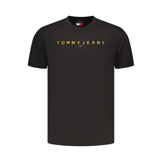 Black Cotton Men's T-Shirt