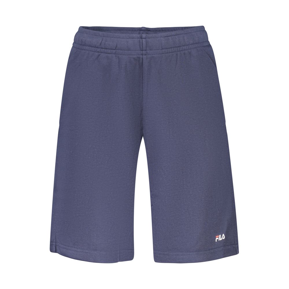 Blue Cotton Men's Pants