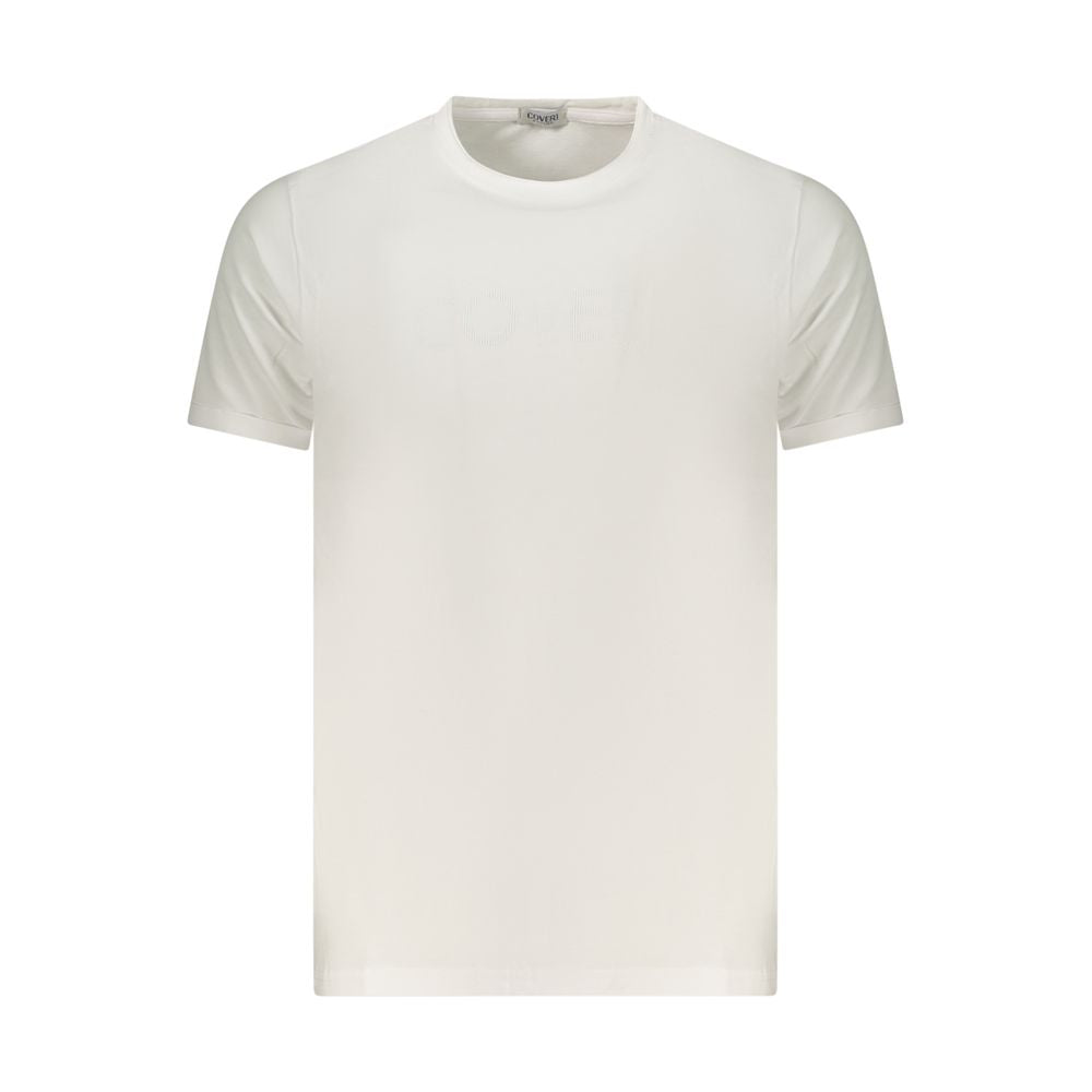 White Cotton Men's T-Shirt