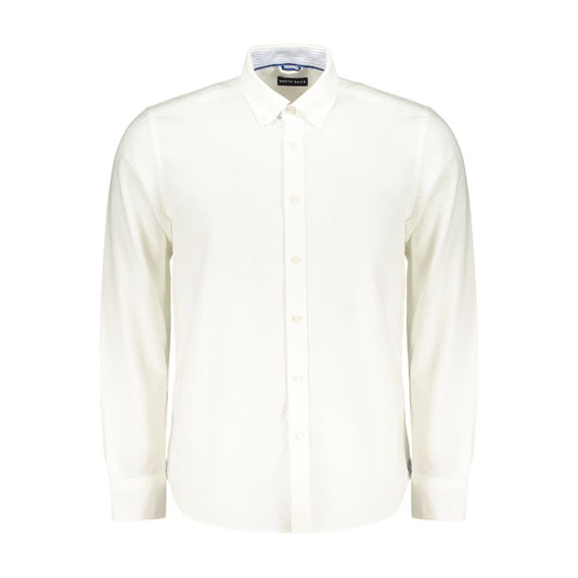 White Cotton Men's Shirt