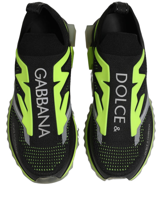 Black Green Sorrento Low Top Sneakers Shoes