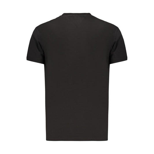 Black Cotton Mens T-Shirt