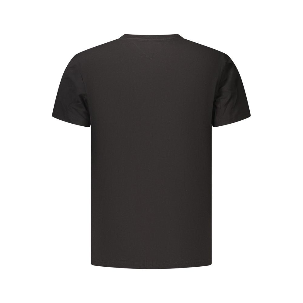 Black Cotton Men's T-Shirt