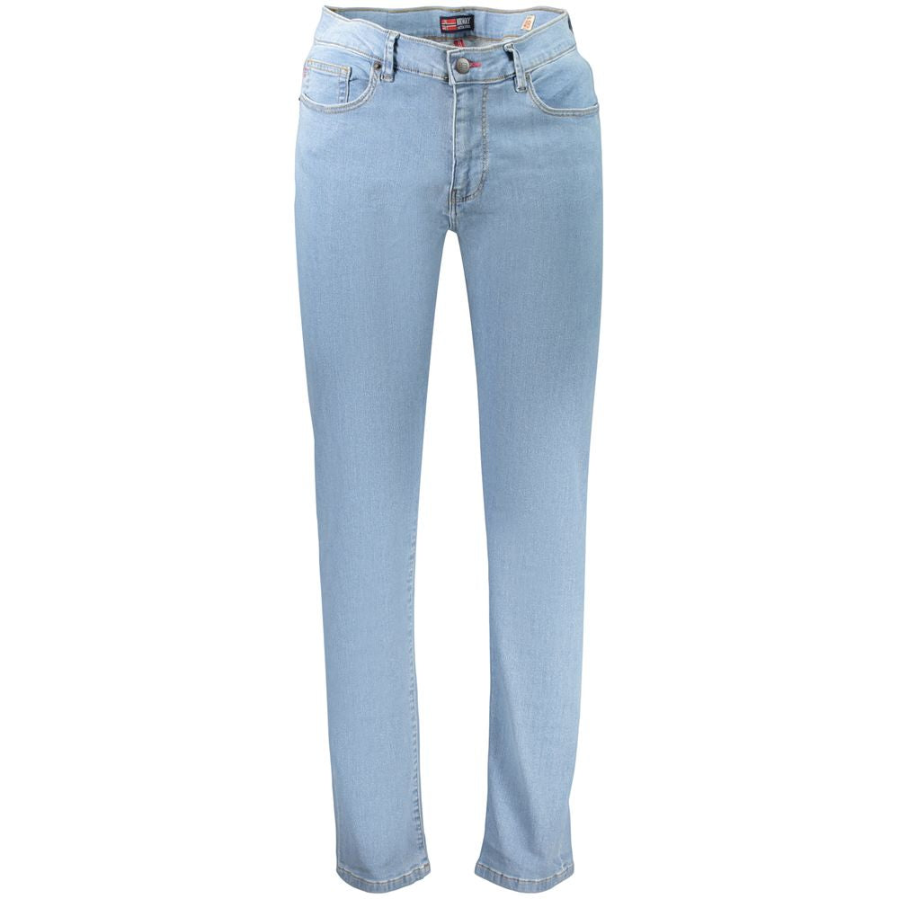 Blue Cotton Men's Jean