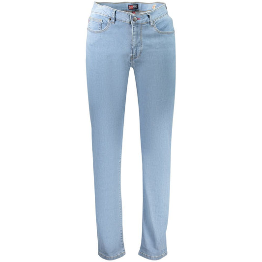 Blue Cotton Men's Jean