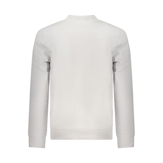 Gray Cotton Men Sweatshirt