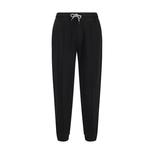 Black Cotton Joggers (Workout Pants)