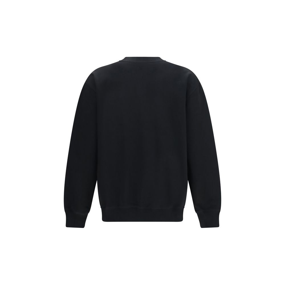 Black Cotton Sweatshirt